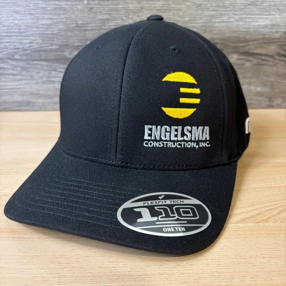Travis Mathew Hat Cap Snapback Black Engelsma Construction Adjustable‎